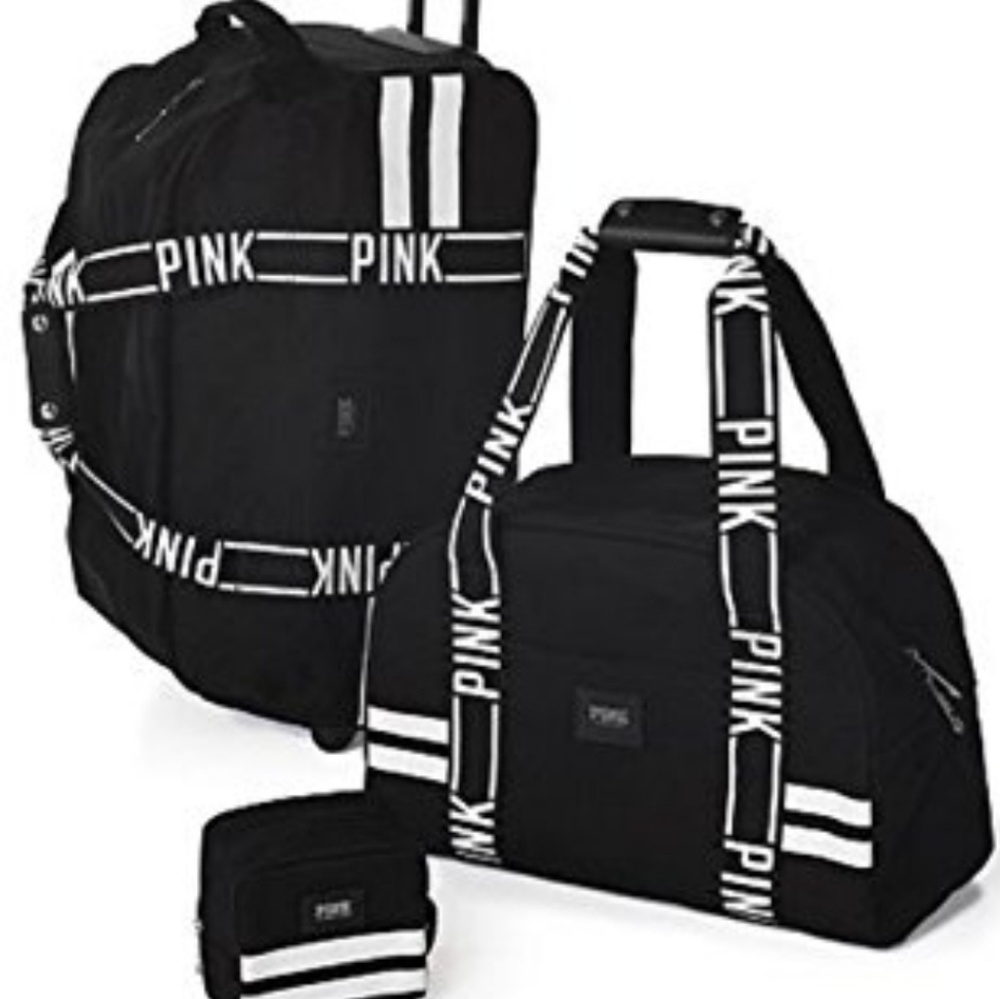 Victoria secret 3 piece luggage set